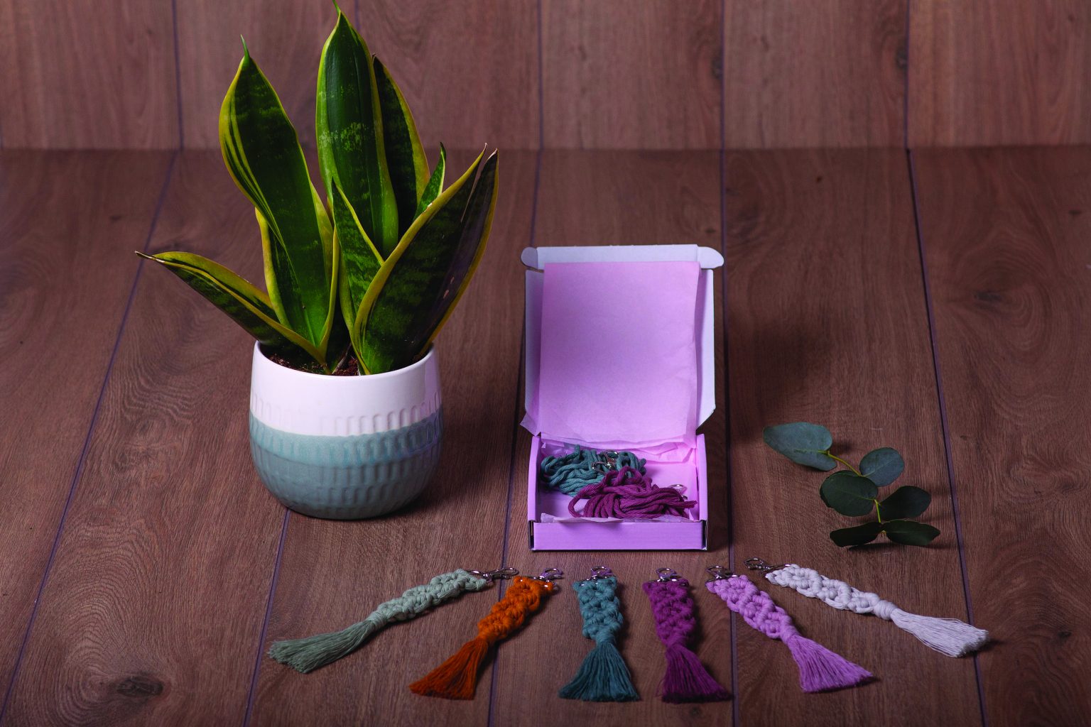 Macrame Keyring Kit - Pimms and Needles